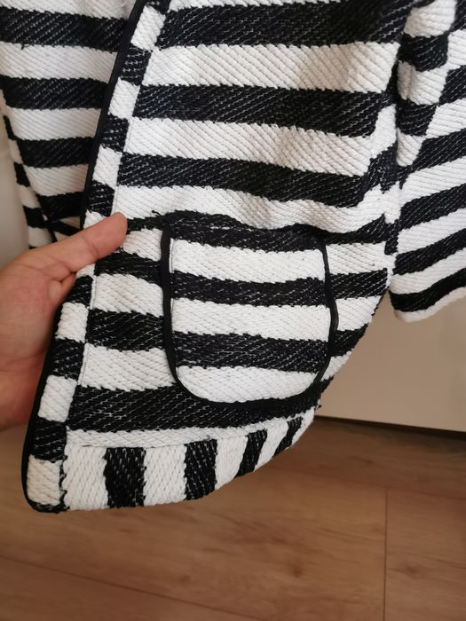 Bluza narzutka okrycie marynarka promo paski 170 36  S