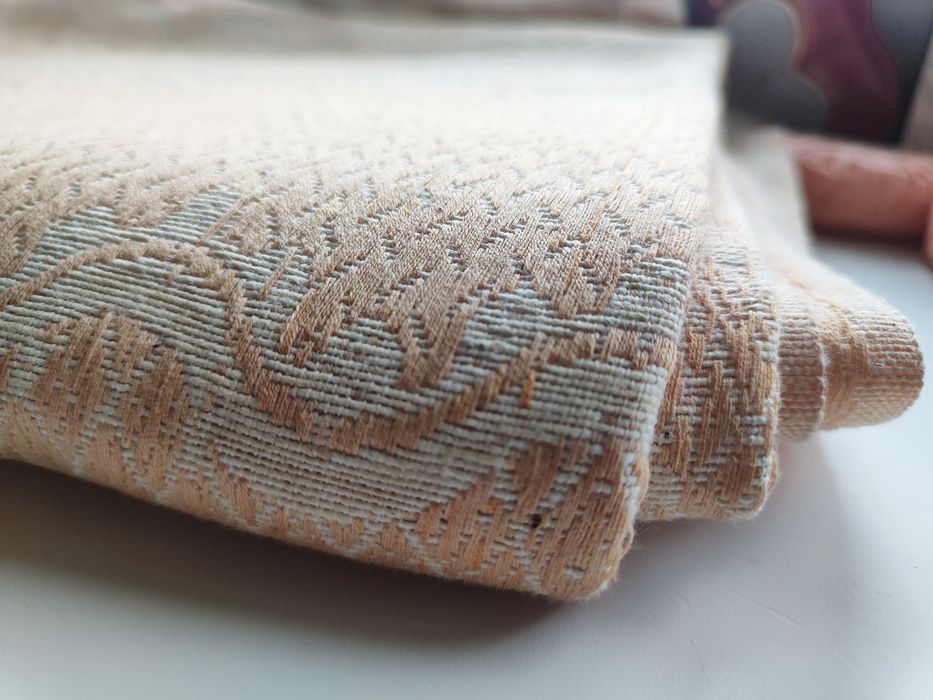 Вінтажне жакардове покривало мереживний візерунок