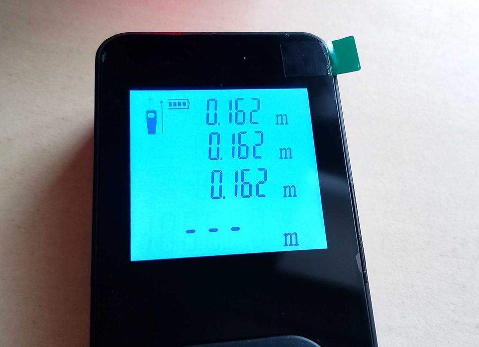 Дальномер лазерный 50м HILDA аккумулятор цифровой рулетка новый