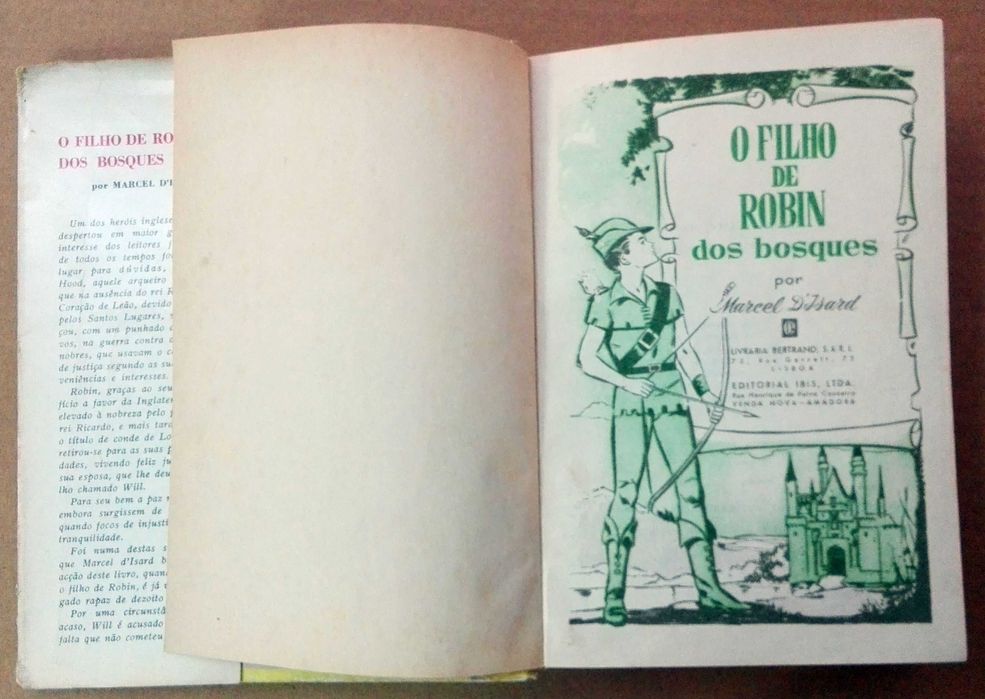 Livro O Filho de Robin dos Bosques