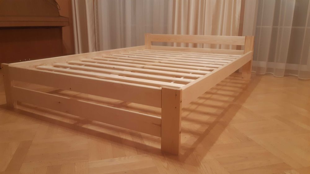 Łóżka drewniane sosnowe 140x200 STELAŻ PRODUCENT