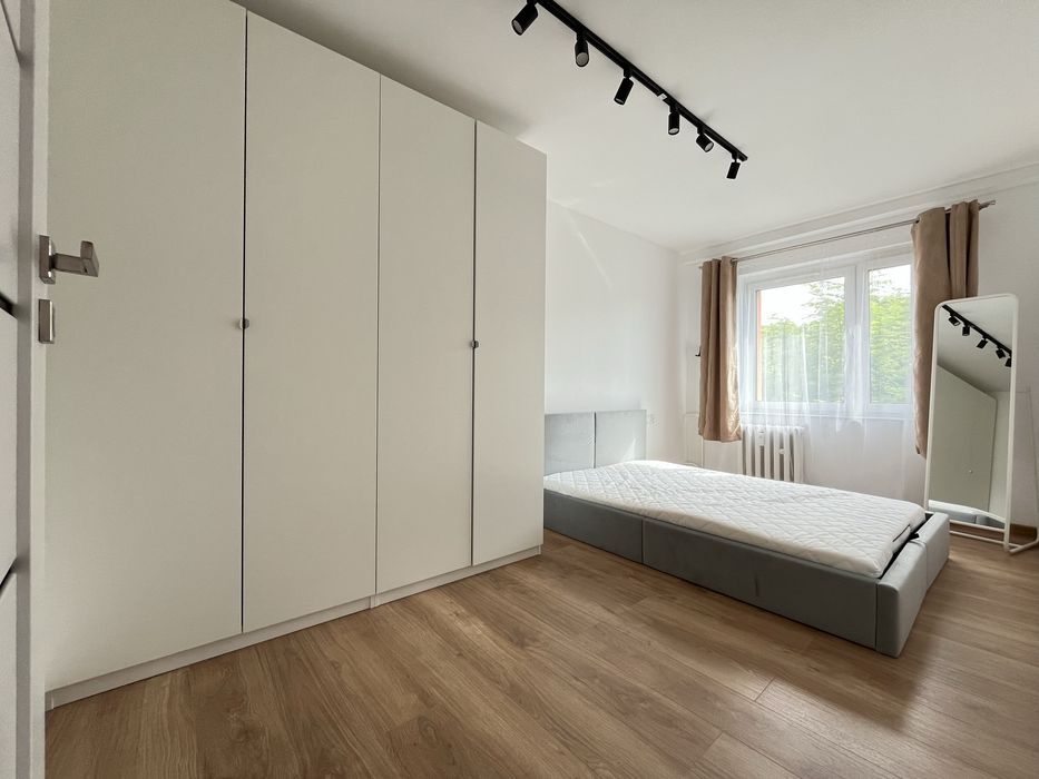 Do wynajęcia świeżo wyremontowane 2-pokojowe mieszkanie z balkonem – Ruda Śląska, Halemba II
