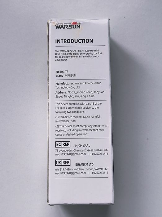 Ліхтар Warsun T7 PRO