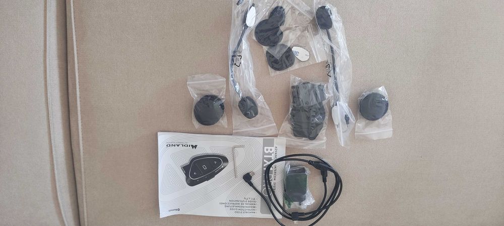 Pack 2 Capacetes LS2 con Intercomunicador Midland BTX1 Pro