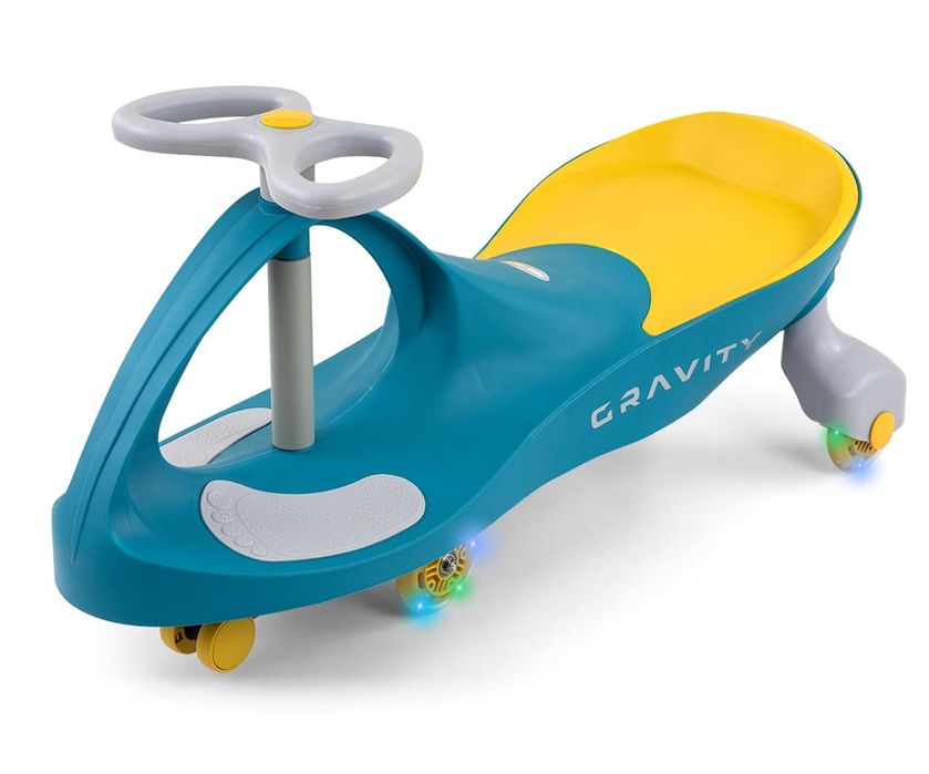 Jeździk Grawitacyjny Gravity Green Yellow Dla Dzieci Milly Mally Zabawka Do Zabawy Ruchu I Równowagi