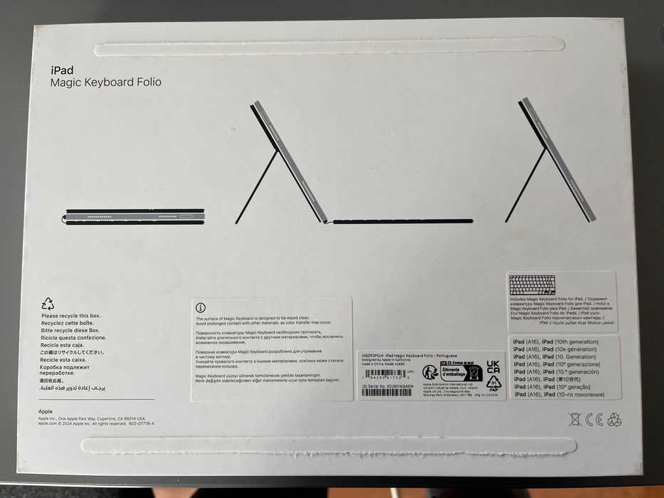 Teclado Magic Keyboard Folio para iPad (A16) - Português