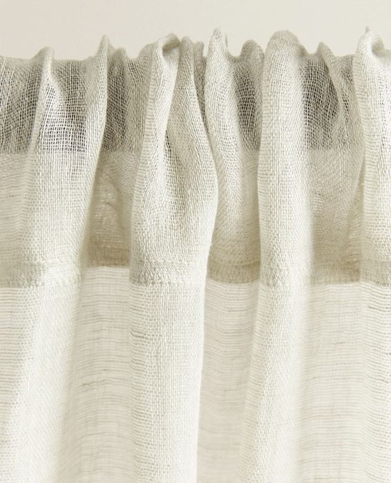 Cortina Linho Opacidade Baixa Zara Home NOVO