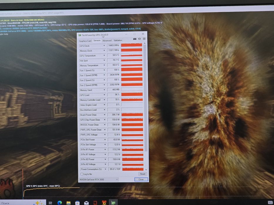 Отличная Rtx 3080 10gb Zotac