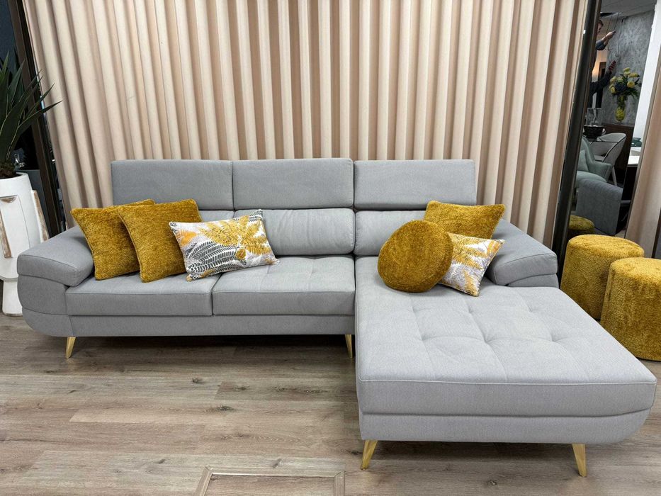 Chaiselongue com assentos extensiveis em Microfibra NOVA