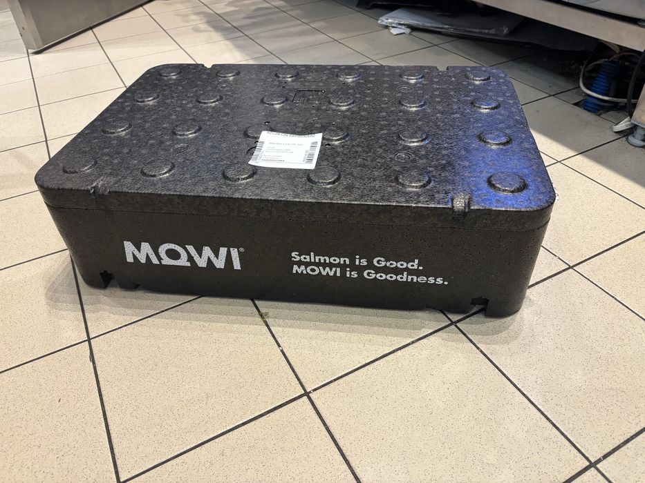 Styrobox czarny ok 60x40x15