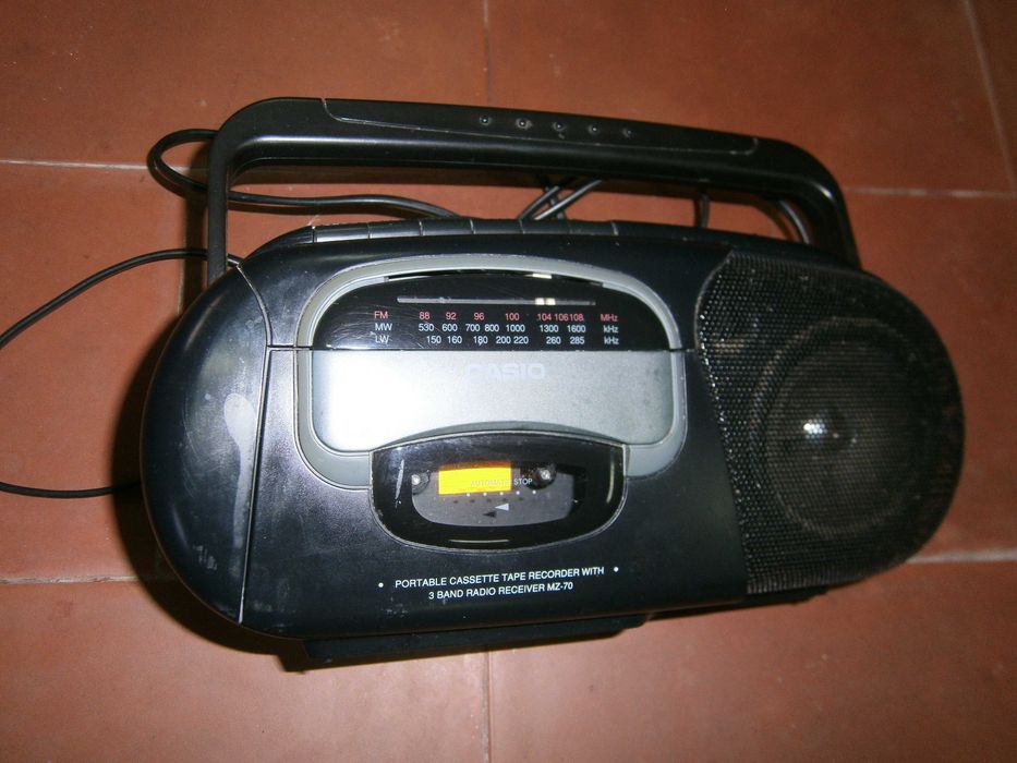 Gravador cassetes/Rádio/Leitor SONY/CASIO-2 Unidades