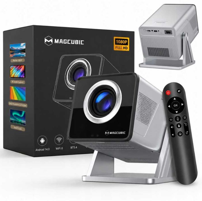 Magcubic X7 Projektor Rzutnik LED Full HD 1080p 8K 800 ANSI Bluetooth WiFi