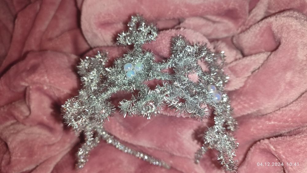 Корона обруч сніжинка