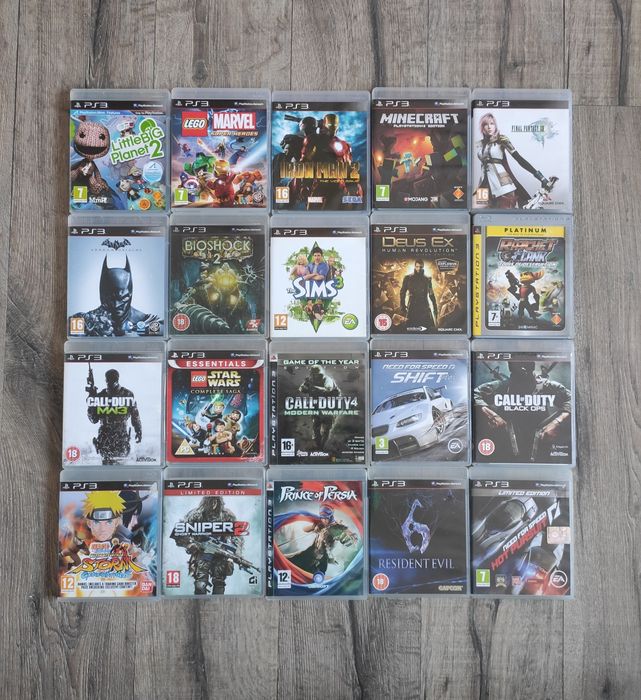 Gry PS3 Dla Dzieci Przygodowe Gry Akcji RPG Strzelanki Wyścigi Wysyłka