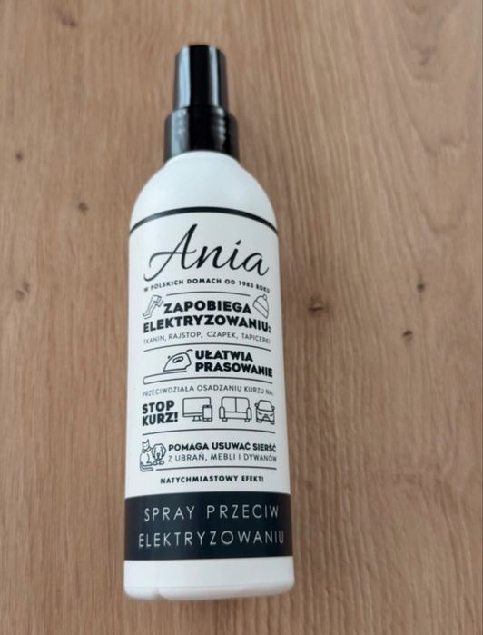 Ania spray zapobiegajacy elektryzowaniu