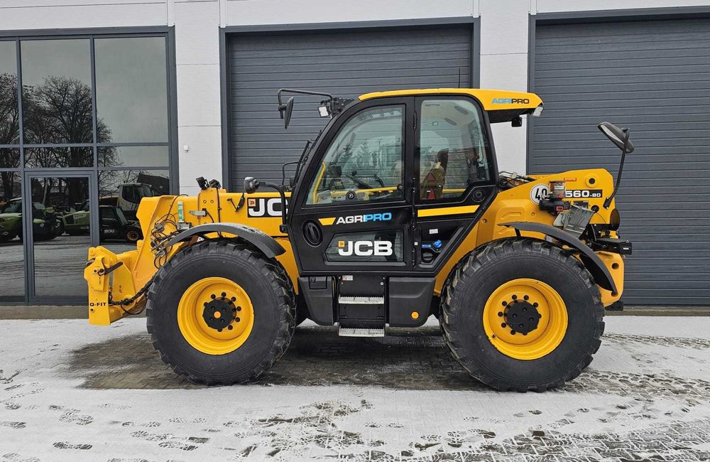 JCB 560-80 AGRI PRO 2987h Dualtech Pneumatyka Centralne smarowanie Ful