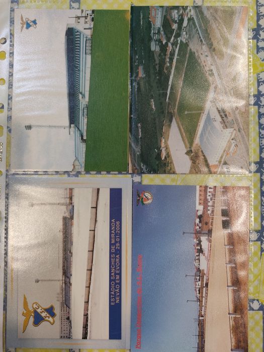 4 Postais de estádios de Évora