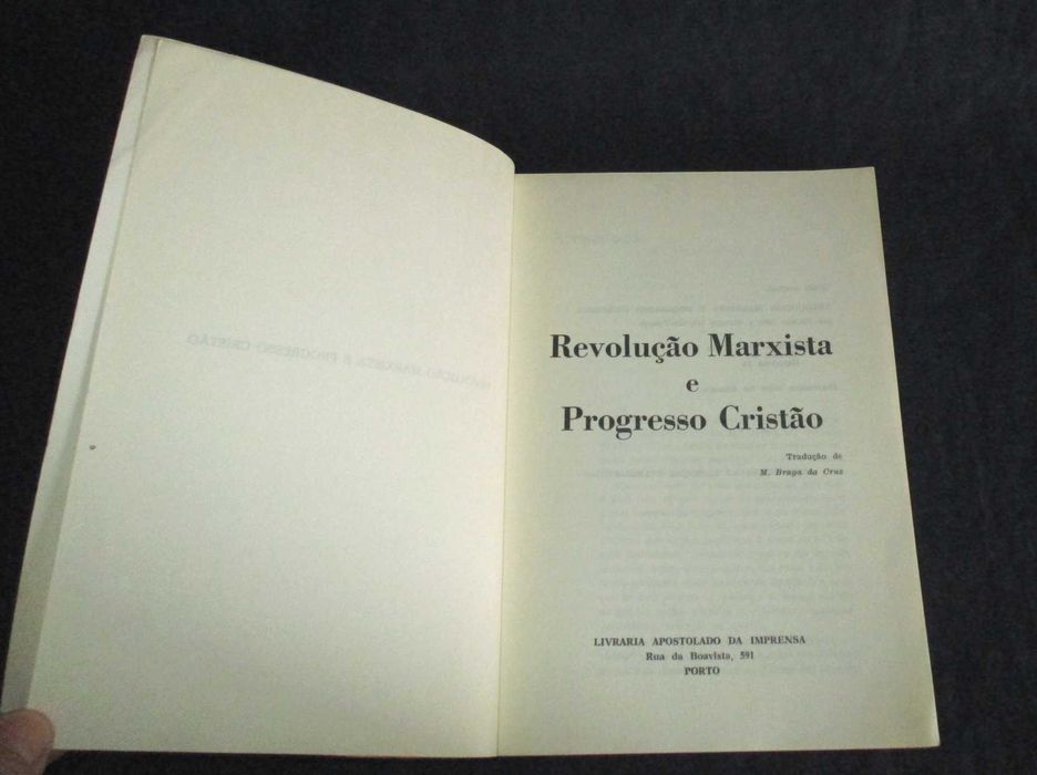 Livro Revolução Marxista e Progresso Cristão