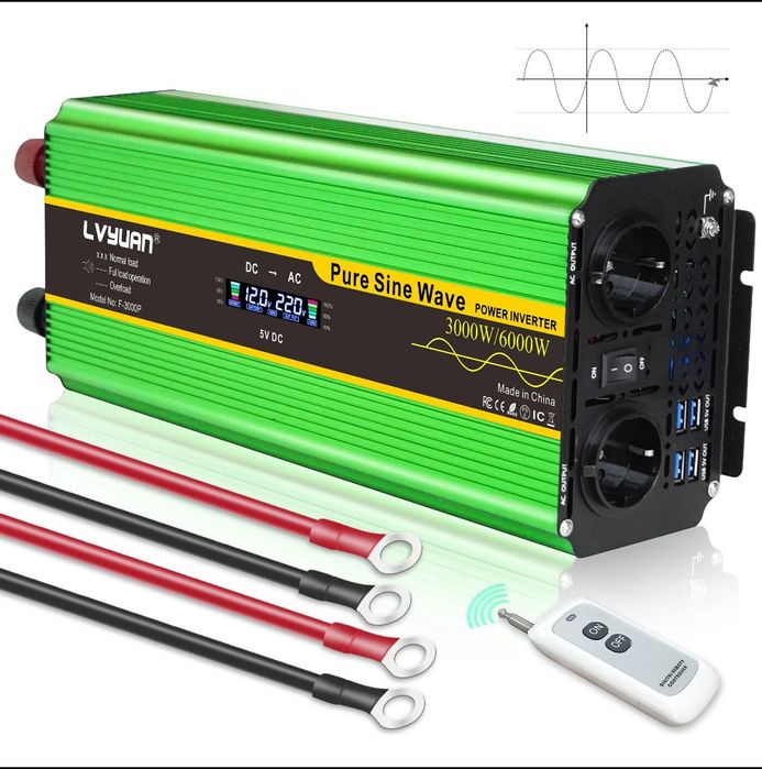 В  наявності Інвентор чистий синус 2000,6000w під замовлення