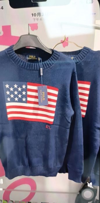 Светр Polo Ralph Usa | светр з флагом америки | светр поло ральф