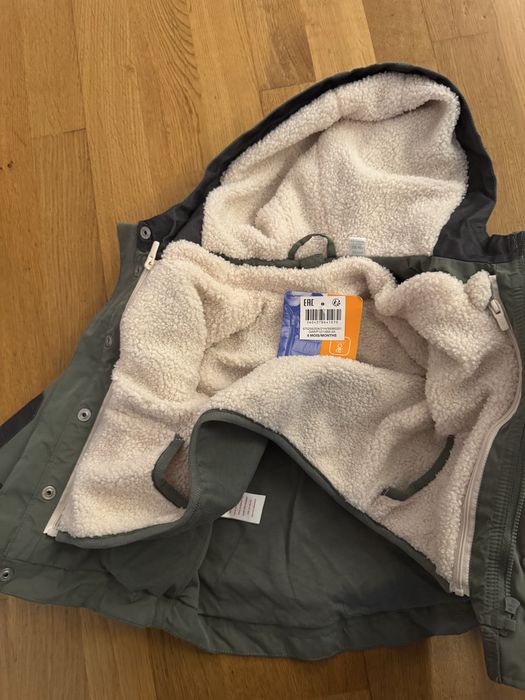 Casaco duplo de bebe