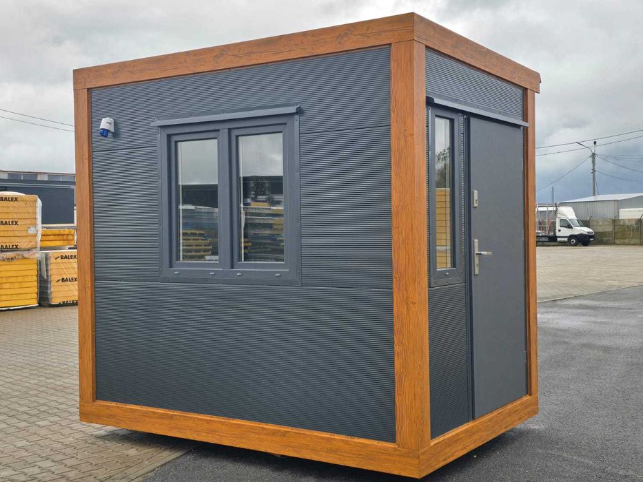Kontener, stróżówka 3x2 płyta PIR 100mm, domek ogrodowy, pawilon