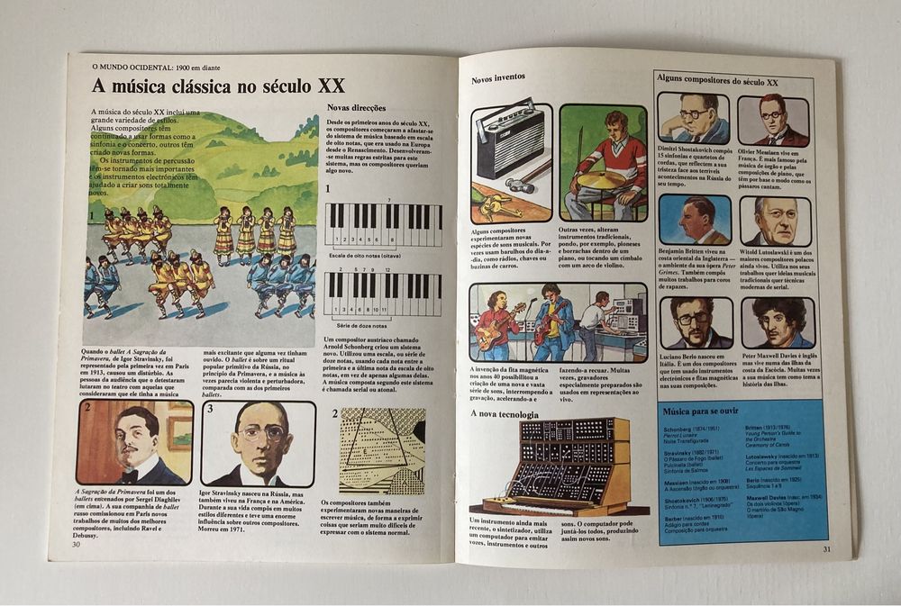 Livro História da Música, de Simon Mundy e Joseph McEwan (Anos 80)