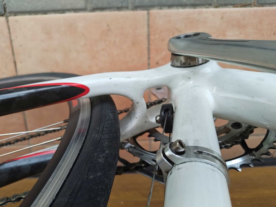 Karbonowy rower gravel, przełaj AXUS campagnolo 2x10 stan b. dobry