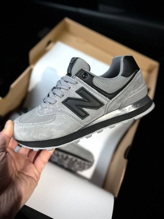 Кросівки Чоловічі New Balance 574 Gray & Black