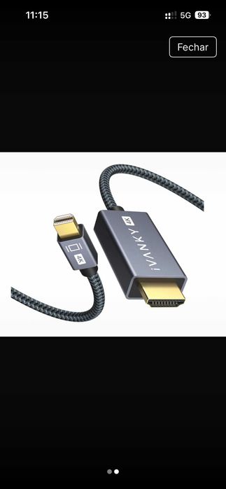 Cabo Mini DisplayPort para HDMI 4K | iVANKY | Nylon Trançado