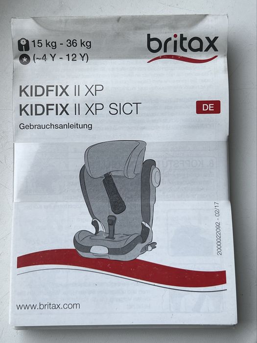 Автокрісло  Britax Romer KIDFIX II XP SICT isofix