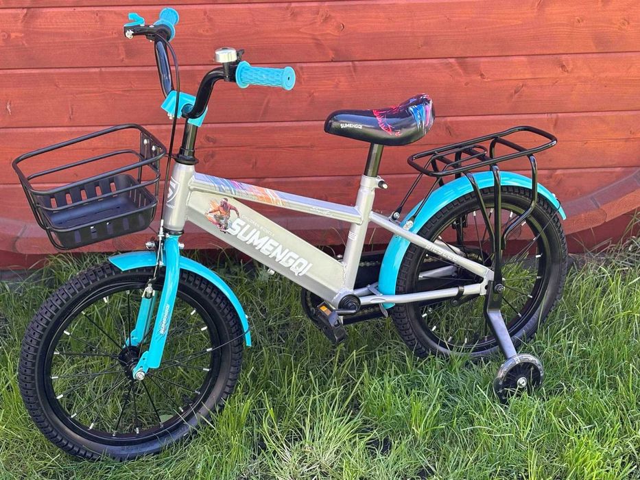 Rower Rowerek 16 cali dla chłopców i dziewczynek  - 2 kolory gwarancja