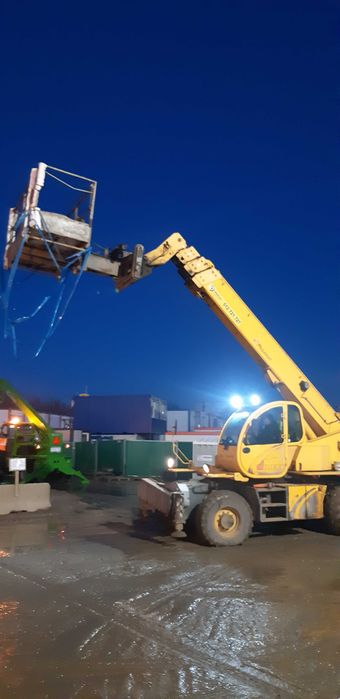 Usługa i Wynajem ładowarki teleskopowej manitka Dieci JCBMerlo Manitou