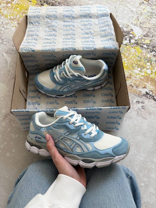 Asics Gel-NYC Cream Arctic Sky, Асікси Гел Нюпс