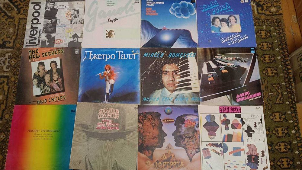 ‼️ Виниловые пластинки ‼️ большие вінілові платівки 96 шт