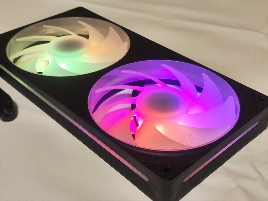 Вентилятор NZXT F240 RGB CORE black чорний статичного тиску argb 240мм