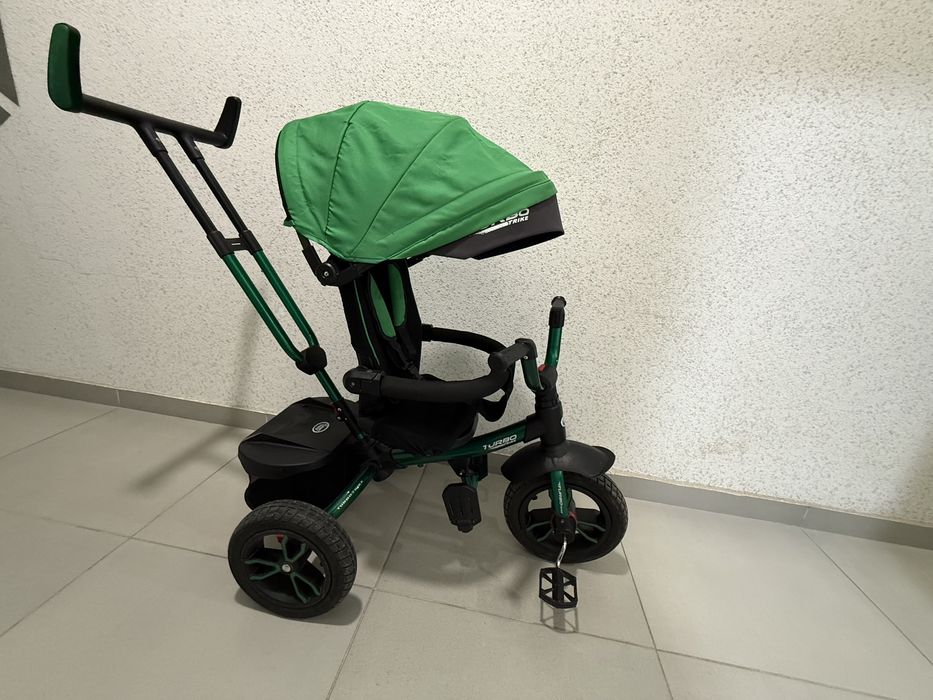 Дитячий триколісний велосипед з батьківською ручкою