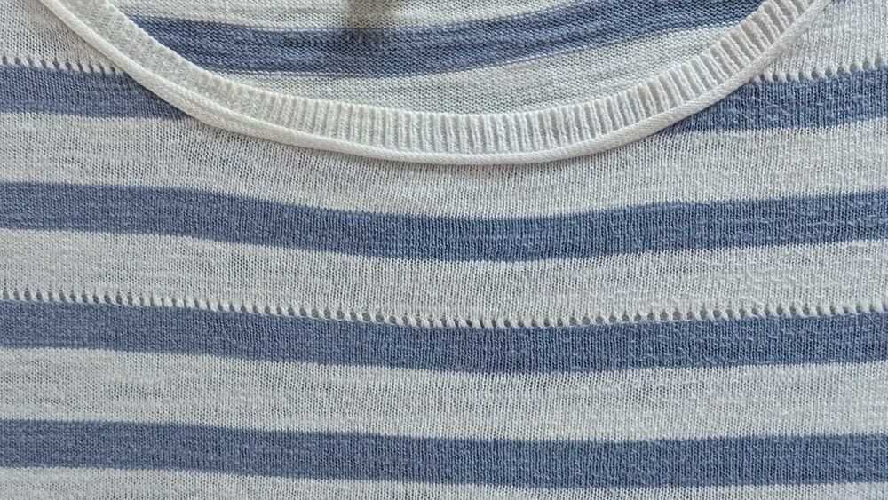 Sweter w biało-niebieskie paski- Esprit