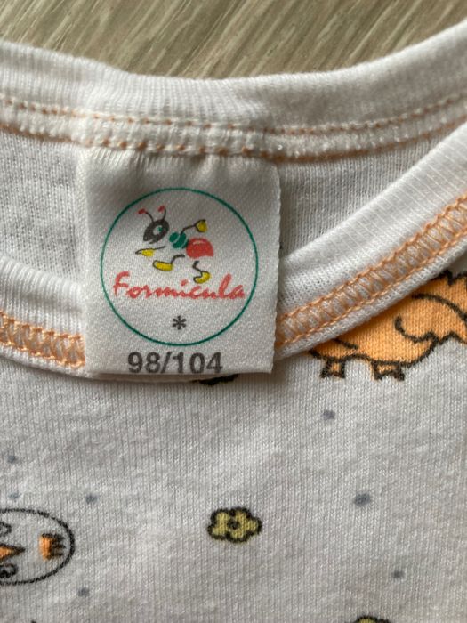 Body z długim i krótkim rękawem rozm. 104