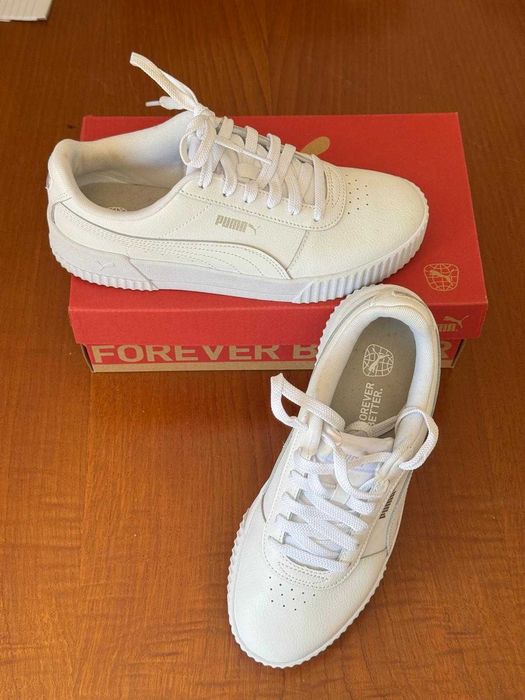 Sapatilhas - Puma White Silver 38,5