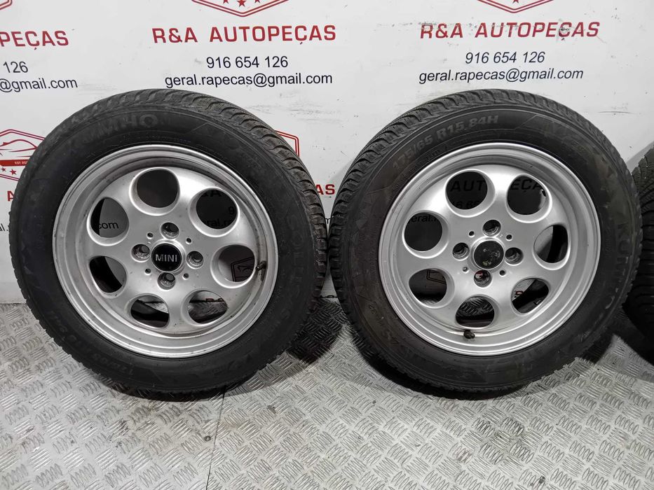 Conjunto Jantes Mini R50 R52 R53 15 Polegadas 2001 a 2008 Originais