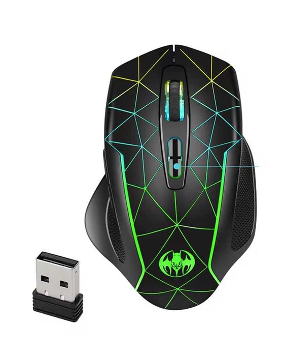 Нова бездротова ігрова мишка GM30 з акумулятором та RGB додаткові кнопки налаштування DPI 3200 Розпродаж!!!