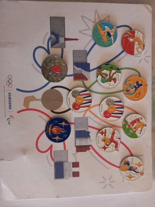 Série de 11 pins da Samsung Jogos Olímpicos de Paris 2024