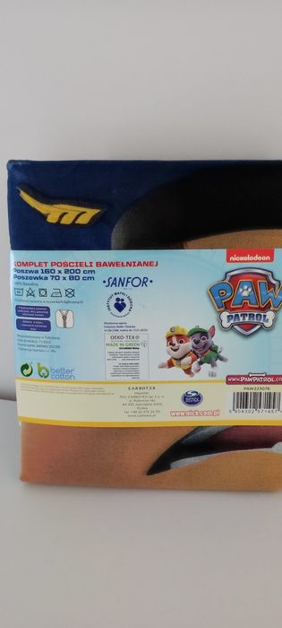 Nowy komplet pościeli psi patrol