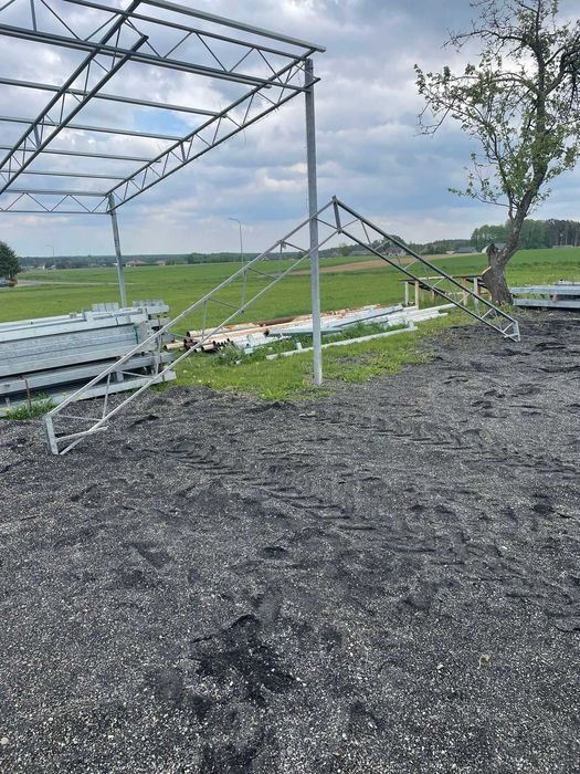 Kratownica 10m dwuspadowa nowa bindra hala wiata garaż ocynk magazyn