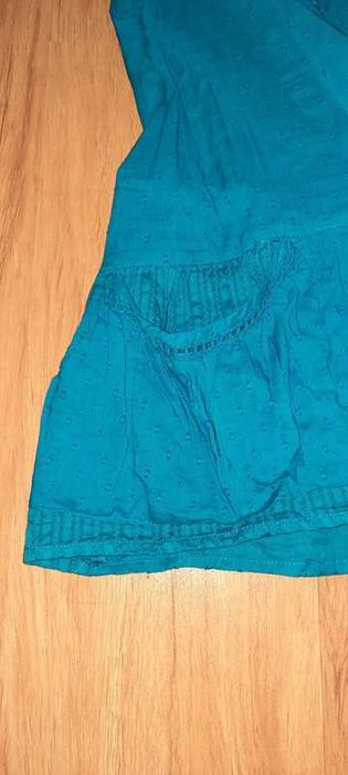 Niebieska tunika Denim & Co.