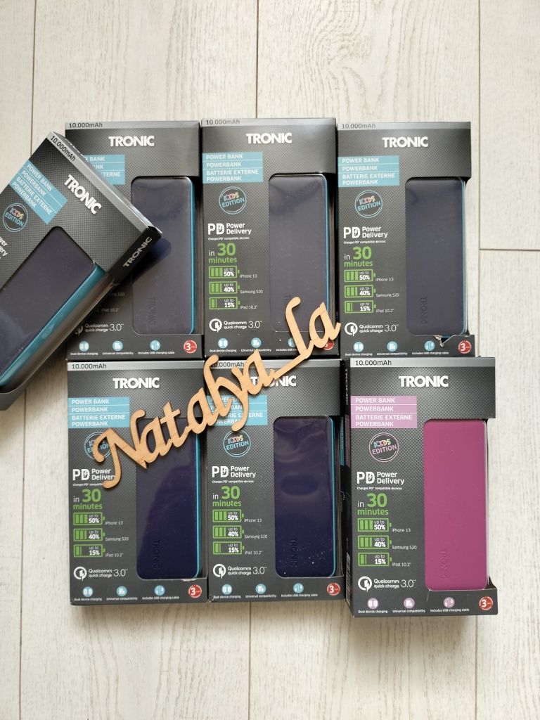 Power bank Повербанк TRONIC, до 2 пристроїв Німеччина, 10000 мАh: 770 ...
