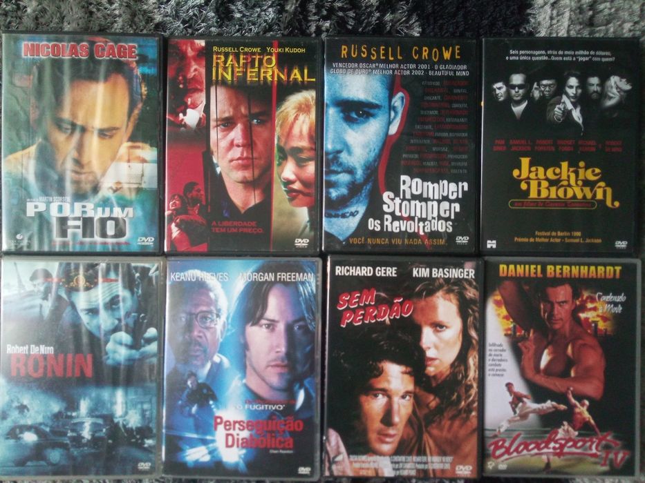 Filmes em DVD vendo 5 euros cada DVD