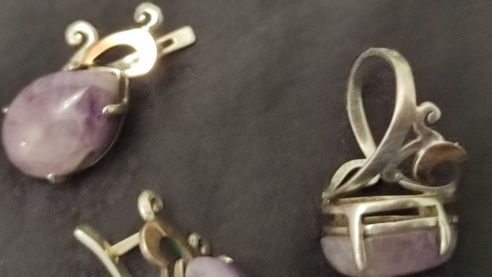 Позолоченные серебряные украшения