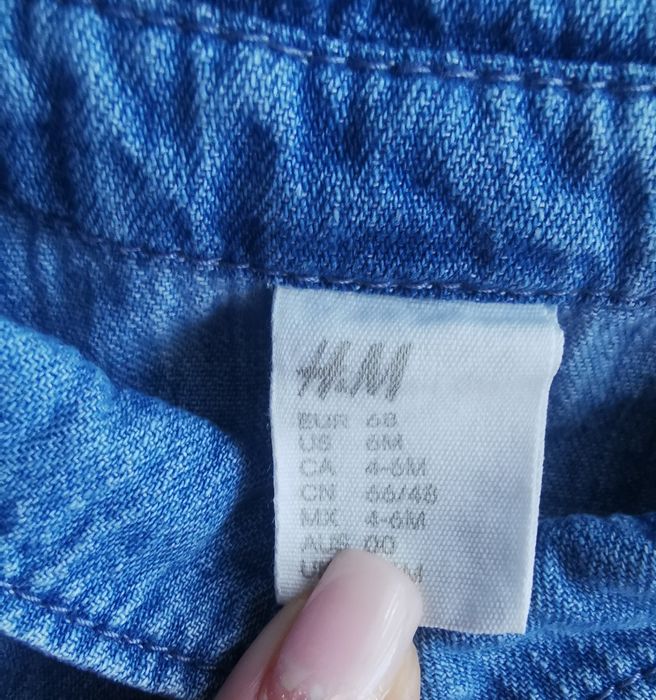 Koszula dżinsowa 68 H&M